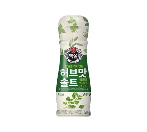CJ Beksul Mild herb flavour salt BBD/THT 13-01-2024 (50 gr)