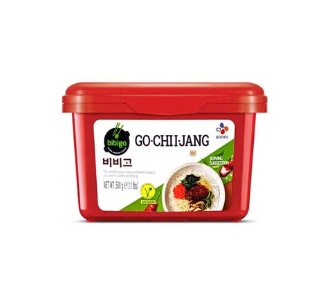 CJ Bibigo Go-Chu-Jang st&aelig;rk peberpasta - vegansk (500 gr)