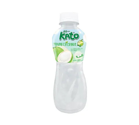 Kato Jonge Kokosnootsap met Nata de Coco - Multi-verpakking (6 x 320 ml)