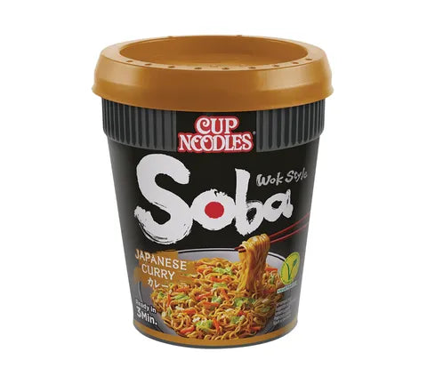 Nissin Soba Japanese Curry Cup - Multi Pack (8 x 90 gr)
