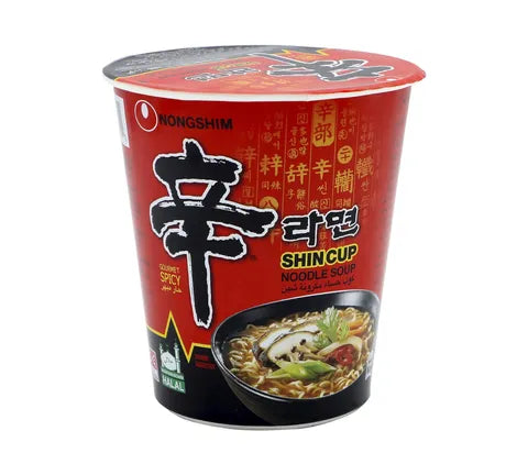 Nongshim Shin Ramyun Noodle Cup - Multi Pack (12 x 68 gr)
