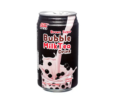 Rico Boba Bubble Melkthee Drankje Bruine Suiker (350 ml)